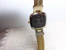 他の写真3: GRUEN グリュエン USA ファッションウォッチ 腕時計 ヴィンテージ ゴールドメッシュ ラインストーン ビジュー ブレスレットウォッチ　