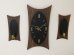 画像2: verichron製 ビンテージ ウォールクロック＆キャンドルホルダー ウォールデコSET 壁掛け時計 モダン ミッドセンチュリー 1950's 1960's  (2)