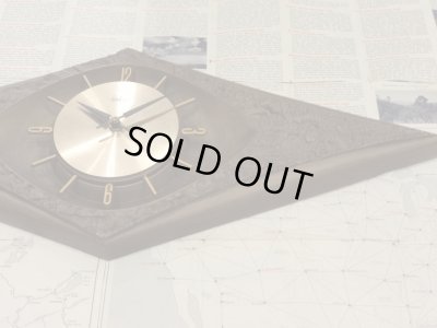 画像5: 紙タグ付きデッドストック!! ヴィンテージ ダイヤ型 縦/横 ２WAY アンティーク ウォールクロック USA vintage Burwood社製 ミッドセンチュリー