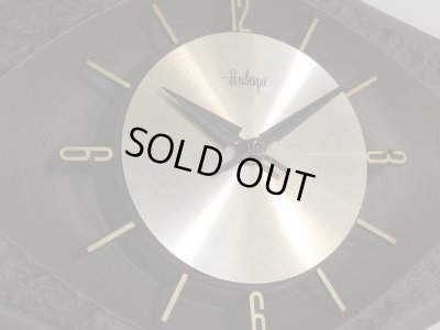 画像9: 紙タグ付きデッドストック!! ヴィンテージ ダイヤ型 縦/横 ２WAY アンティーク ウォールクロック USA vintage Burwood社製 ミッドセンチュリー