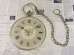 画像1: 1940's-50's ヴィンテージ 懐中時計型 ポケットウォッチ型 壁掛け時計 ミッドセンチュリー USA アンティーク  (1)