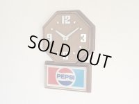 ヴィンテージ PEPSI ペプシコーラ ウォールクロック 壁掛け時計 vintage アドバタイジング ノベルティ
