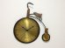 画像1: レア!! 1950's SCHWINN シュウィン シュイン ビンテージ アンティーク ウォールクロック 壁掛け時計 モダン ミッドセンチュリー (1)