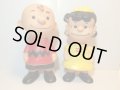 1958年 ビンテージ チャーリーブラウン & ルーシー ドール 2体セット ハンガーフォード社 Hungerofrd PEANUTS スヌーピー 1950's