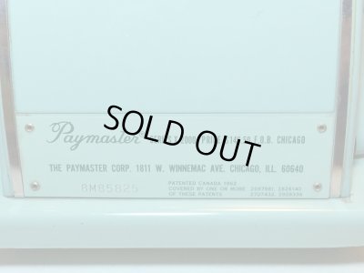 画像7: paymaster check writer  ビンテージ 小切手 チェックマシン チェックライター ミントグリーン ジェダイカラー vintage 1960's 1970's