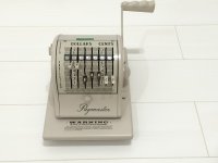 paymaster check writer  ビンテージ 小切手 チェックマシン チェックライター ベージュ アイボリー vintage 1960's 1970's