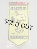 スヌーピー フェルト バナー Banner 1970'sデザイン  SMILE スマイル USA