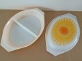 オールドパイレックス イエロー デイジー ディバイデッドディッシュ キャセロール 蓋つき OLD PYREX