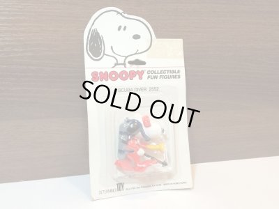 画像2: 未開封 デッドストック USA Determined社製 スヌーピー ダイバー ビンテージ PVC フィギュア PEANUTS SNOOPY