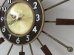 画像4: レア!! ビンテージ 1960's UNITED社製 サンバーストクロック ミッドセンチュリー 壁掛け時計 アンティーク