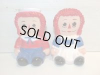 ビンテージ ラガディ・アン＆アンディ Raggedy ann&andy コインバンク 貯金箱 1970's vintage USA