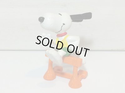 画像1: USA Determined社製 スヌーピー ビンテージ PVC フィギュア 1984年 オリンピック PEANUTS SNOOPY