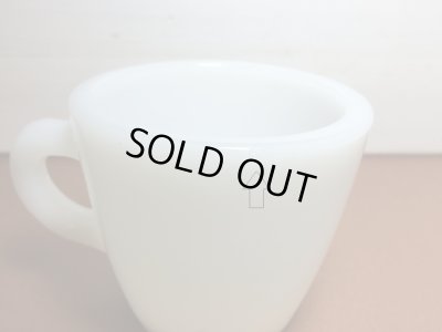 画像4: レア!! ファイヤーキング レストランウェア ストレート カップ ホワイト 白Fire-king