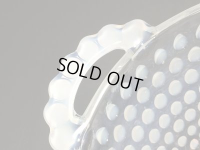 画像11: ファイヤーキング アンカーホッキング  ムーンストーン ホブネイル キャンディジャー＆カバー Fire-king 1940's