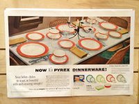 オールドパイレックス OLD PYREX 見開きページ ビンテージ LIFE誌 1953年 ビンテージ広告 切り取り アドバタイジングポスター 1950's