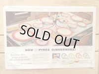 オールドパイレックス OLD PYREX 見開きページ ビンテージ LIFE誌 1953年 ビンテージ広告 切り取り アドバタイジングポスター 1950's