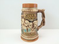 ビンテージ マウントラシュモア ラシュモア山 セラミックマグ 陶器  USA RUSHMORE インディアン