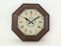1960's 1970's LUX製 ビンテージ ウォールクロック ローズ 薔薇 アンティーク 壁掛け時計 