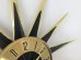 画像13: サイズ大!! ビンテージ 1950's 1960's ELGIN製 USA サンバーストクロック ウォールクロック 壁掛け時計 サンバースト モダン ミッドセンチュリー アンティーク 