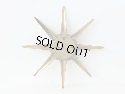 画像9: ヴィンテージ 1950's 1960's UNITED社製 サンバーストクロック ミッドセンチュリー 壁掛け時計 アンティーク