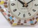 画像3: 1960's ゼネラルエレクトリック タイル モチーフ 壁掛け時計 ヴィンテージ アンティーク ウォールクロック vintage GENERAL ELECTRIC