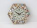 画像1: 1960's ゼネラルエレクトリック タイル モチーフ 壁掛け時計 ヴィンテージ アンティーク ウォールクロック vintage GENERAL ELECTRIC (1)