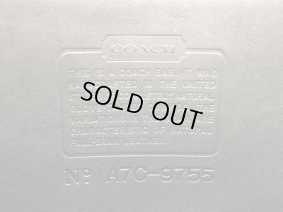 画像15: レア!! 箱付き!! 未使用 オールドコーチ OLD COACH ショルダーバッグ ブラック 黒 ヴィンテージ USA vintage