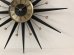 画像6: サイズ大!! ビンテージ 1950's WELBY製 サンバースト クロック ウォールクロック 壁掛け時計 ミッドセンチュリー アンティーク 