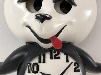 画像5: パンダ ウォールクロック 1960's 1970's SPARTUS製 ビンテージ 壁掛け時計 USA アンティーク