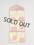 スヌーピー ヴィンテージ SHOE BAG 1970's 1980's 壁掛け飾り SNOOPY PEANUTS