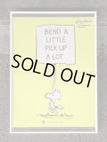 1970's ヴィンテージ ウッドストック スヌーピー ポスター Johnny horizon SNOOPY poster PEANUTS USA