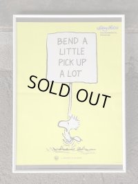 1970's ヴィンテージ ウッドストック スヌーピー ポスター Johnny horizon SNOOPY poster PEANUTS USA