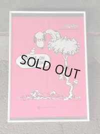 1970's ヴィンテージ スヌーピー ポスター Johnny horizon SNOOPY poster PEANUTS USA