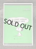 1970's ヴィンテージ スヌーピー ポスター Johnny horizon SNOOPY poster PEANUTS USA