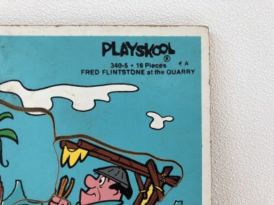 画像2: 1980's PLAYSKOOL 木製 パズル ビンテージ フリントストーン ハンナバーベラ vintage USA 