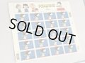 2001年 スヌーピー フライングエース レッドバロン USA 切手シート SNOOPY PEANUTS USA