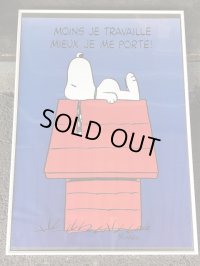 1970's スヌーピー Hallmark ヴィンテージ ポスター ドッグハウス USA SNOOPY poster PEANUTS