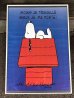 画像1: 1970's スヌーピー Hallmark ヴィンテージ ポスター ドッグハウス USA SNOOPY poster PEANUTS (1)