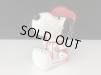 1970s Determined スヌーピー ベースボール 野球 貯金箱 BANK PEANUTS ビンテージ USA