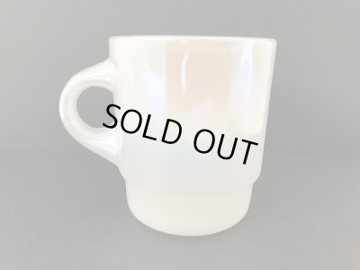 画像3: ファイヤーキング スタッキング マグカップ オーロラ パールラスター Fire-king USA ヴィンテージ