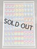 1990s Ziploc スヌーピー ベースボール 野球 カード アンカット トレーディングカード シート ポスター ヴィンテージ USA SNOOPY poster PEANUTS