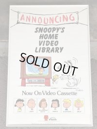 1970's 1980's スヌーピー ヴィンテージ ポスター USA SNOOPY poster PEANUTS