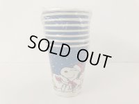 USA HALLMARK SNOOPY スヌーピー クリスマス ペーパーカップ 紙コップ ビンテージ vintage ホールマーク