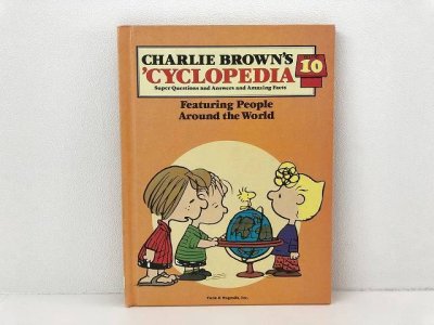 画像1: ヴィンテージ スヌーピー BOOK CHARLIE BROWN'S CYCLOPEDIA PEANUTS 古書 洋書 絵本 百科事典 アンティーク vintage