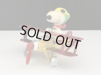 AVIVA フライングエース スヌーピー 1970s DIECAST METAL TOY 飛行機 ヴィンテージ vintage SNOOPY PEANUTS USA