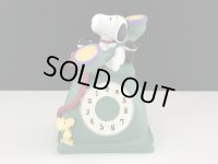 スヌーピー ウッドストック 電話型 貯金箱 コインバンク ヴィンテージ vintage USA SNOOPY