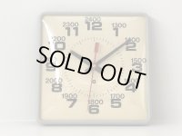 Simplex シンプレックス ビンテージ スクールクロック 24時間表示 スクエア ウォールクロック MADE IN USA 壁掛け時計 vintage