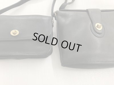 画像13: オールドコーチ OLD COACH 黒 ブラック ショルダーポーチ ショルダーバッグ ヴィンテージ USA vintage