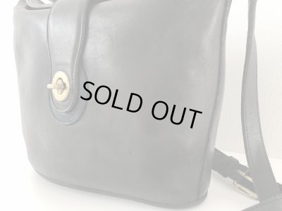 画像12: オールドコーチ OLD COACH 黒 ブラック ショルダーポーチ ショルダーバッグ ヴィンテージ USA vintage