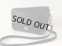 オールドコーチ OLD COACH ショルダーバッグ ブラック 黒 ショルダーポーチ ヴィンテージ USA vintage